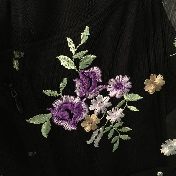 Simply Be Sheer Floral Dress - Never Worn - Picture 3 of 5